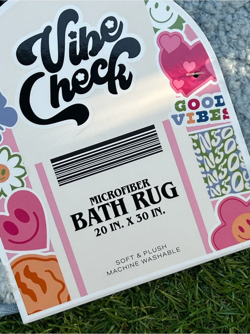 Evil Eye Blue Bath Rug